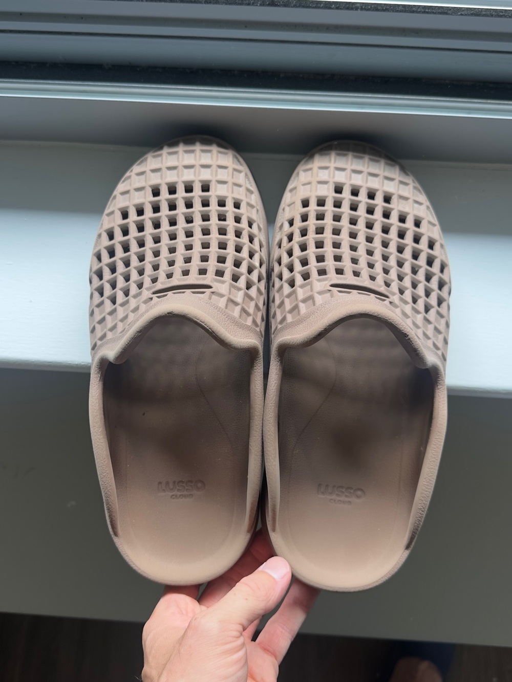 MUSSO Slip-On Ventilated Clog - Taupe